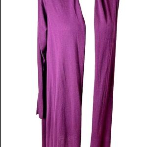 DKNY Womens Long Sleeve Drape front Cardigan P/S Silk Blend NWT